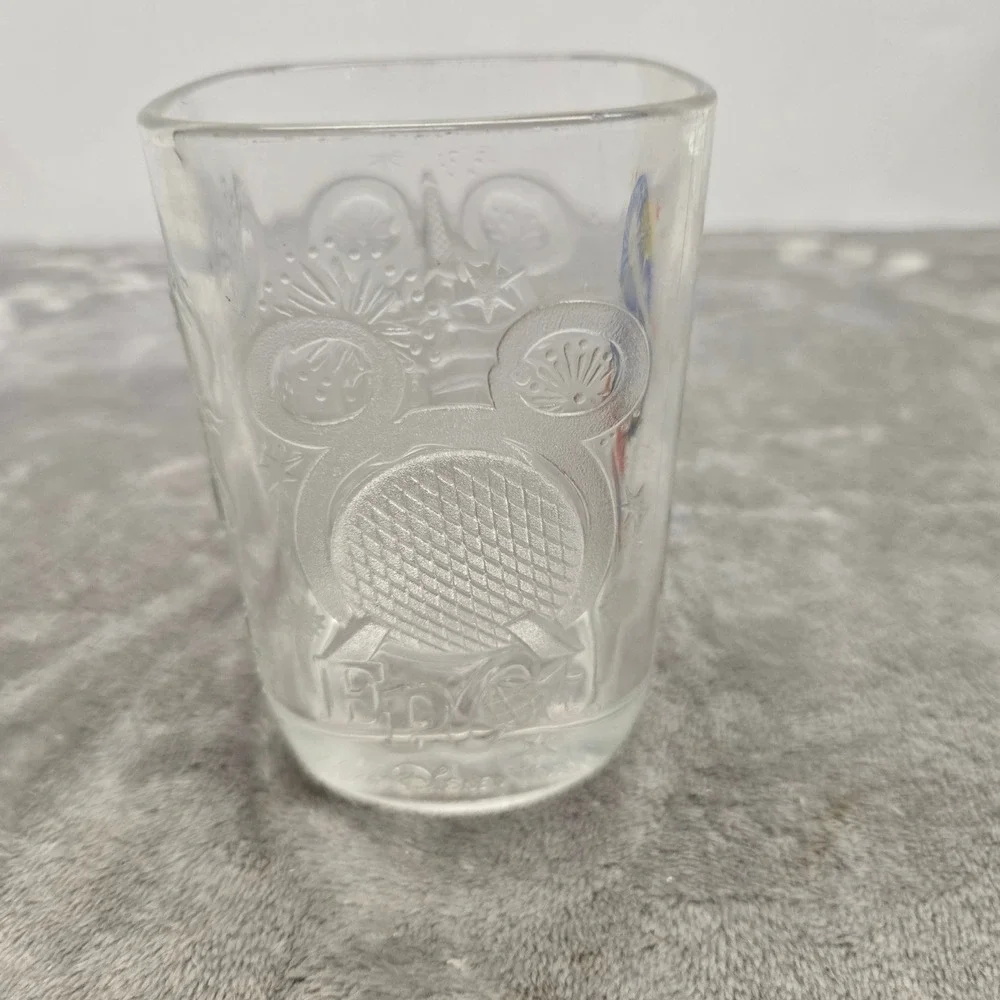 Disney World Millennium Celebration 2000 McDonald's Glass Sorcerer Mickey Epcot